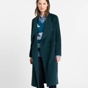 Kinross Long Drape Front Coat